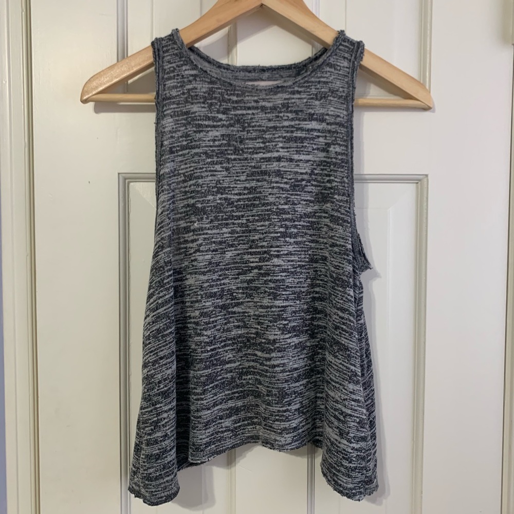 Open back tank top